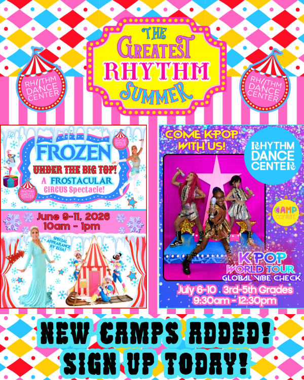 We’ve added a few NEW SUMMER DANCE CAMPS! Grab your spot in one of these fun camps today!!